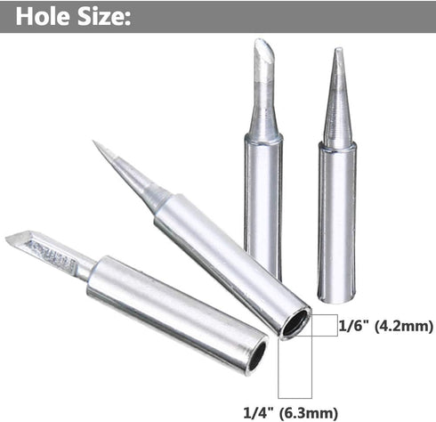 Yakamoz 17Pcs 900M Soldering Iron Tips Replacement Kit for Hakko, Radio Shack, TENMA, Aoyue
