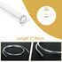 500ml Large Syringe with 27.6 Inch Tube and Blunt Needle, Sterile Plastic Garden Syringe for Liquid, Paint