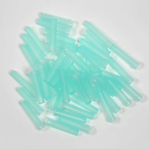 200Pcs 4cm Garneck Floral Water Tubes Vials Stem Rose Water Container Tubes Flower Nutrition with Cap for Flower