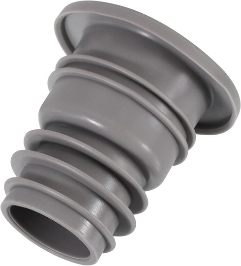 uxcell Silicone Drain Pipe Seal Ring, Anti-Odor Floor Drain Plug for 35-40mm PVC Drainage Pipes, Grey Sealing Cover