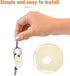 Ciieeo Toilet Paper Dispenser Key Plastic Replacement for Bathroom Tissue Holder Compact Multi-Functional Towel