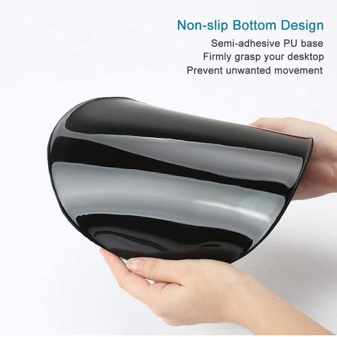 Non Slip Mouse Pad with Wrist Support, Ergonomic Mouse Mat for Office, Computer, Laptop & Mac (Purple Marble-Wrist)
