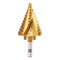 COMOWARE Hex Shank HSS Step Drill Bit, 10 Step Sizes for Metal, Stainless Steel, and Wood