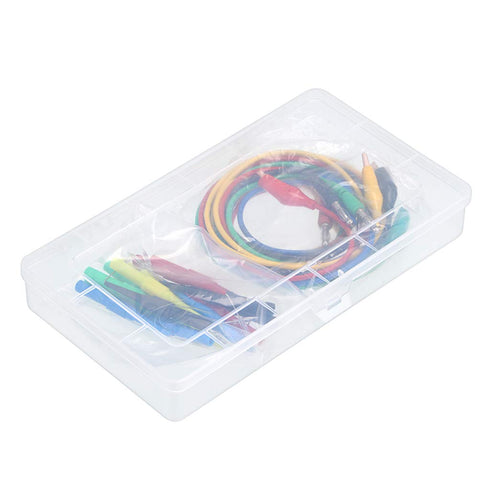 Sumnacon 20Pcs Back Probe Test Kits - 4MM Banana Plug to Alligator Clip Leads, 15Pcs Back Probe Pins