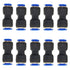zjxed 6mm OD x 4mm OD Pneumatic Quick Connector Push to Connect Fittings (Pack of 10)