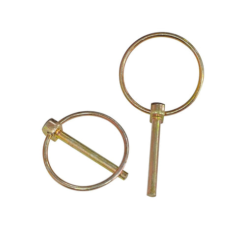 Lynch Pin Disconnect Snap Pin for Farm Tractors, Trailers, Trucks, Mowers, 1/5" x 1-3/5" Pin Clips (20 Pieces)