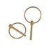 Lynch Pin Disconnect Snap Pin for Farm Tractors, Trailers, Trucks, Mowers, 1/5" x 1-3/5" Pin Clips (20 Pieces)