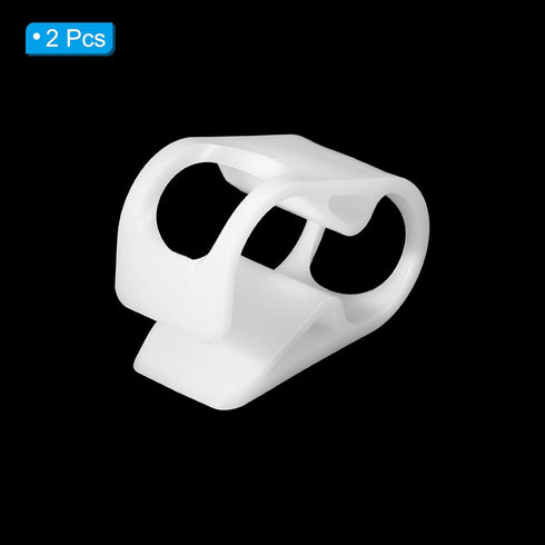 PATIKIL Plastic Tube Tubing Clamps, 2Pcs Adjustable Hose Clamp Clip for Laboratory Pinch Valve