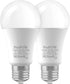 Radar Motion Sensor Light Bulbs, A19 12W (100 Watt Equivalent), Daylight E26, Auto On/Off Motion Detector for Outside,