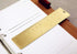 Golden Brass Triangle Ruler Set, Vintage 12cm Straight Ruler Protractor, Math Geometry Education Tool for Students and