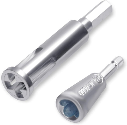 2 Pcs Wire Twisting Tools - 6mm Hex Shank 2-6 Way Wire Stripping Tool for Drill, Cable Nut Stripper