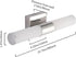 16" Inches 8W 6000K Bathroom Vanity Light Fixture, Chrome LED Mirror Lights for Bathroom Wall Sconces Bar Lighting
