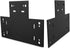 Ozco Building Products 56612 6-inch T-Tie Plate Connector, Black (2 per Pack)