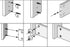 10 Set Cabinet Furniture Connecting Cam Fitting with Dowel and Pre-Inserted Nut
