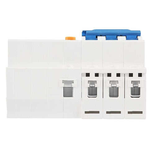 YWBL-WH DZ47LE-63 Current Circuit Breaker 230V 63A 30mA 3P+N C63 RCCB Leakage Overload Short Circuit , Breaker