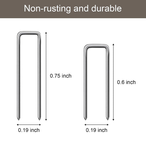 DFD 40 (0.6 0.19, 0.75 0.19) Pieces Shutter Replacement Staples Plantation Shutter Repair Parts Plantation Shutter
