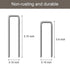 DFD 40 (0.6 0.19, 0.75 0.19) Pieces Shutter Replacement Staples Plantation Shutter Repair Parts Plantation Shutter