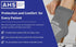 6 AMERICAN HOSPITAL SUPPLY Non-Slip Hospital Socks, Anti-Skid, Anti-Slip Gripper Socks for Medical or Home Use, Pairs