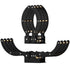 1LB 0-9in Robotic Claw Full Metal Wave Edge Clamp Robot Hand Gripper Grabber, Max Grab Weight & Open Range High Torque