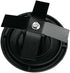 Deltech Manufacturing 2-3/8" Round Light Pole Top Cap- Black Plastic