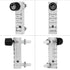 Hilitand Gas Flowmeter, 0-3LPM Meter with Control Valve for Oxygen Air Gas