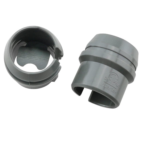 50pcs 1/2 Inch Non-Metallic Cable Connector, Snap Style Installation for Confined Areas, Single Cable