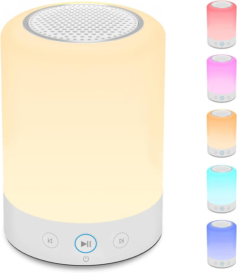 20 6 Night Lights, White Noise Machine Non-Looping Sleep Sounds, Rechargeable Battery, Touch Control, Timers & Memory