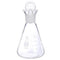 Mipcase 1pc Flask Science Beakers, Narrow Mouth Erlenmeyer Laboratory Graduated Cylinder Lab Equipment
