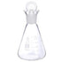 Mipcase 1pc Flask Science Beakers, Narrow Mouth Erlenmeyer Laboratory Graduated Cylinder Lab Equipment