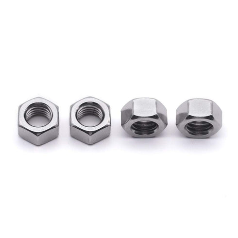 1/4"-20 Stainless Steel Hex Nuts, Bright Finish Hexagon Nuts, 304 Stainless Steel 18-8, 25 PCS