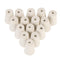 Hemobllo Rubber Stoppers, Drilled Rubber Stopper for Glass Bottle, Flask Stopper for Experiment (15Pcs)