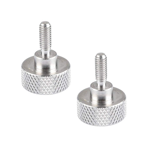 CAMVATE M4 Thumb Screw - Button Head Cap Screw Brass Nickel (2 Pieces) - 1988