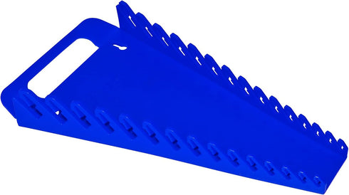 ERNST 5055 Gripper Wrench Organizer for 15 Tools, Blue
