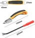 Upholstery and Construction Staple Remover Tools Set, 2 PCS Including Cutting Plier and Tack Pullers