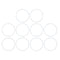 X AUTOHAUX 40mm OD Silicone O-Rings, 35.2mm ID, 2.4mm Width VMQ Seal Gasket for Pipe Repair, Pack of 10