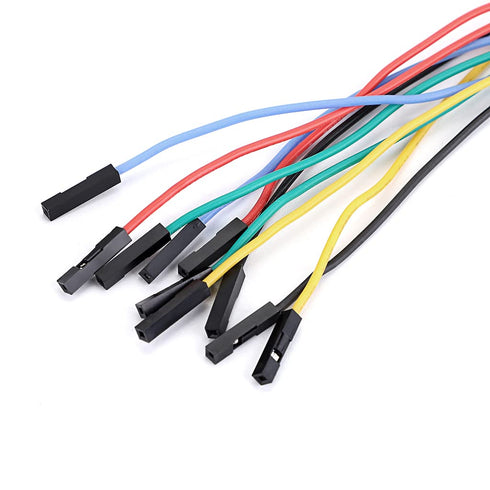 Sumnacon 10Pcs Banana Plug Breadboard Wires, Stackable to Jumper Wires, Flexible Female Jumper Cables for Testing