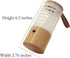 pazmia 1500mAh Dimming Portable Wooden Night Light Mini Stepless Warm White Light USB Rechargeable for Bedroom Baby