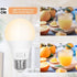 2 Packs A19 LED Light Bulbs, Dimmable Stepless 2700K-6000K, 805 LM, E26 Base, 25000+ Hours Lifespan