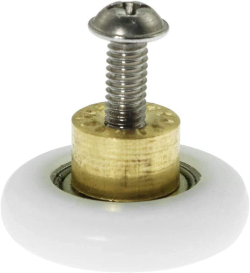 4 Sets Shower Door Rollers Runners Wheels Replacement Part for Bathroom Glass Sliding Door