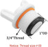 Joywayus 3/4" PT Male Thread PPR Pipe Fitting End Caps Connector Plug with Butterfly, Pack of 5