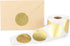 Stockroom Plus Round Gold Mailing Label Stickers Roll, Gold Envelope Seals, 2 inch, 500 Pieces