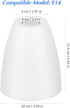Set 2 4.52X3.93X1.96 Inch Uonlytech Plastic Lamp Shade of Small Replacement Lampshades for Desk Lamp Table Light