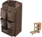 HYFTHOME Large Capacity Waterproof Janitorial Cart Bag with 6 Brass Grommets, 25 Gallon,