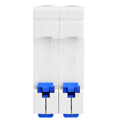 YWBL-WH Miniature Circuit Breaker DZ47-63, 2P 400V AC, Leakage Air Switch 25A 40A 50A 63A (25A)