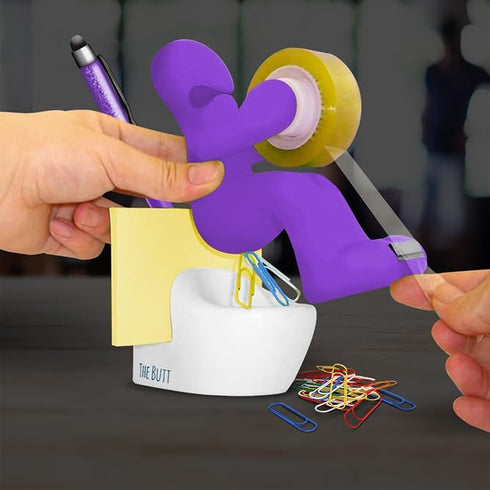 The Butt Tape Dispenser – Funny Gifts for Men, Novelty Desk Accessories, Fun Office Supplies Gag Gifts for Men