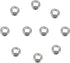 10 PCS 304 Stainless Steel M3 Thread Dia Ring Shape Eyed Bolt Lifting Eye Nut Fastener
