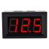 3 Wire Voltmeter DC 0-100V Mini Voltage Measuring 0.56" LED Display Digital Volt Panel Meter with Reverse (Red)