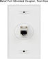 Wi4you Cat6 1 1 RJ45 CAT6A (1 2 pack) Wall Plate Port Gang Keystone Wall Plate with Low Voltage Mounting Bracket