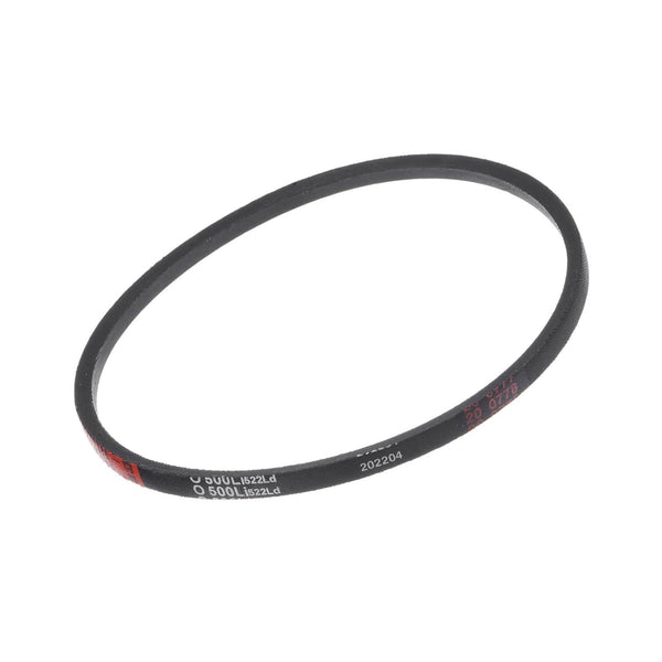 O-500 V-Belts, 522mm Pitch Length x 10mm Width x 6mm Thickness Rubber Drive Belt for Power Transmission, Black