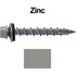Metal Roofing Screws: (250) 10 x 1-1/2" Galvanized Hex Head Sheet Metal Roof Screws with EPDM Washer